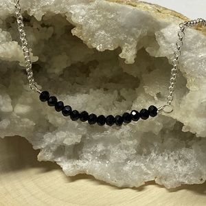 Black Spinel Gemstone Necklace